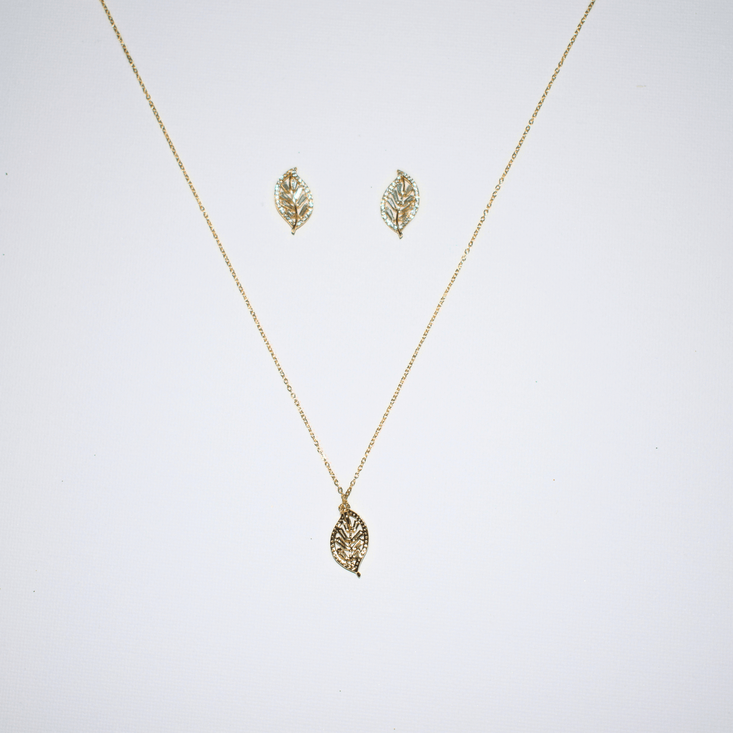 Leaf Necklace Set