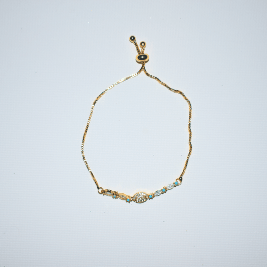 Crystal Dot Chain Bracelet