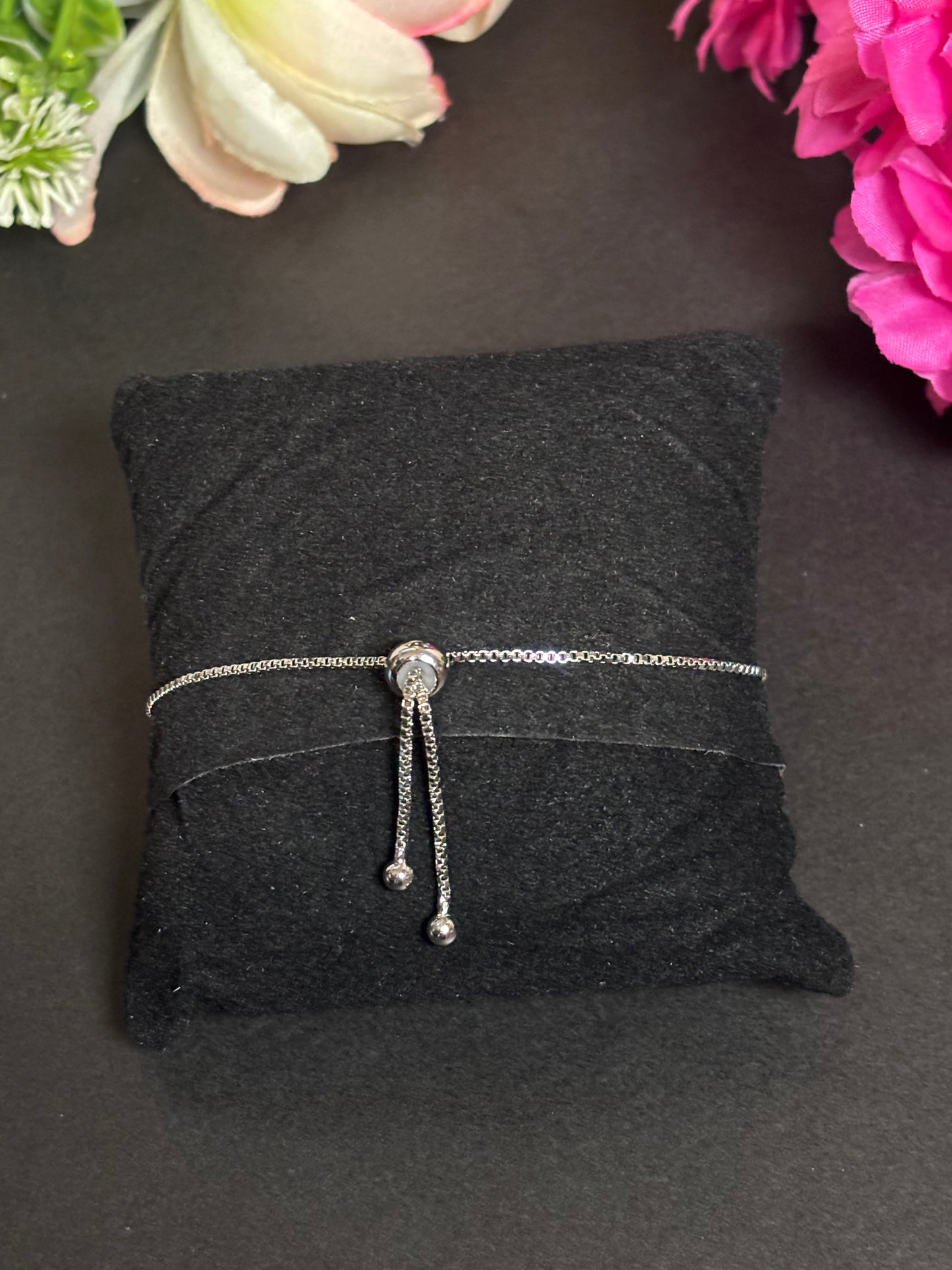 Crystal Dot Chain Bracelet