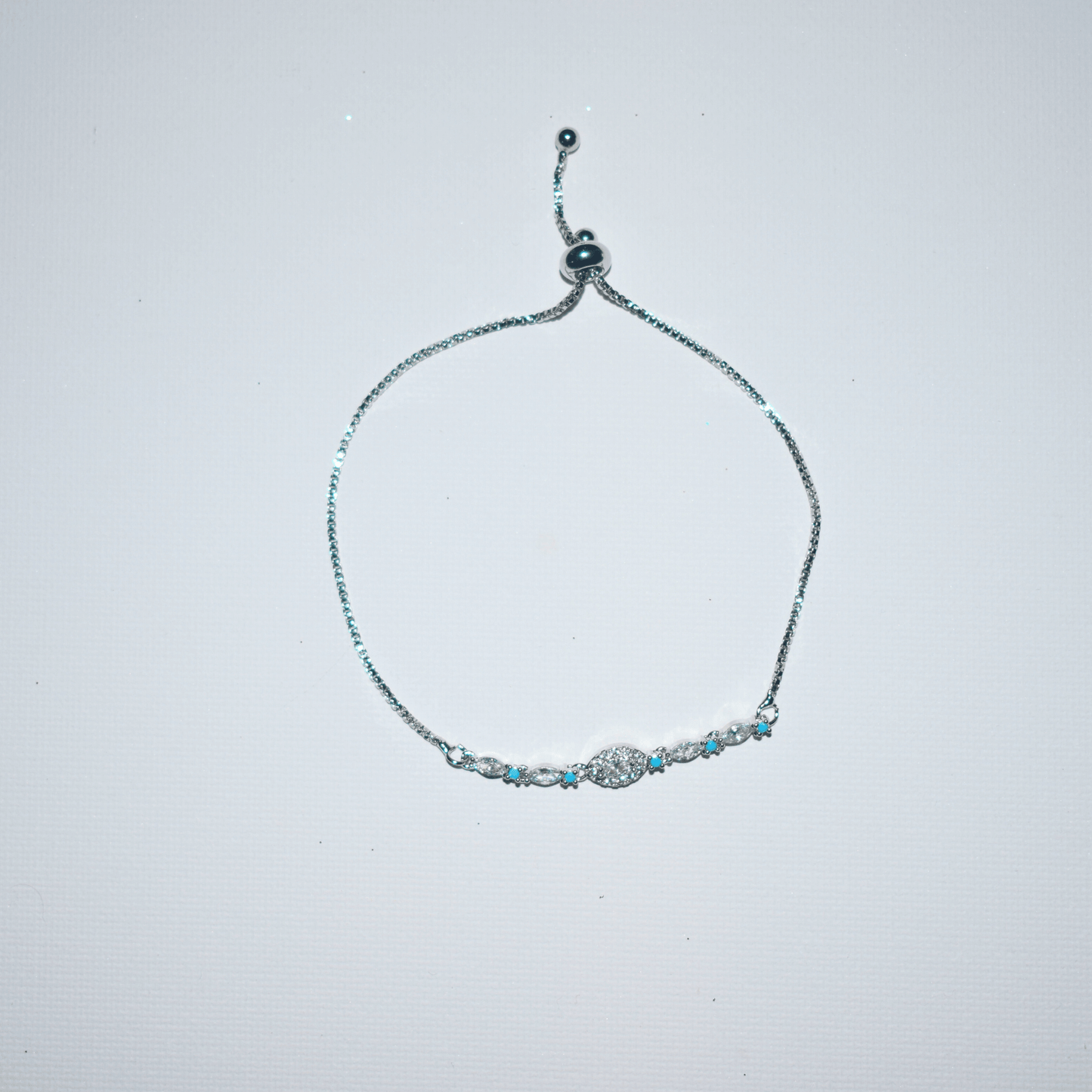 Crystal Dot Chain Bracelet