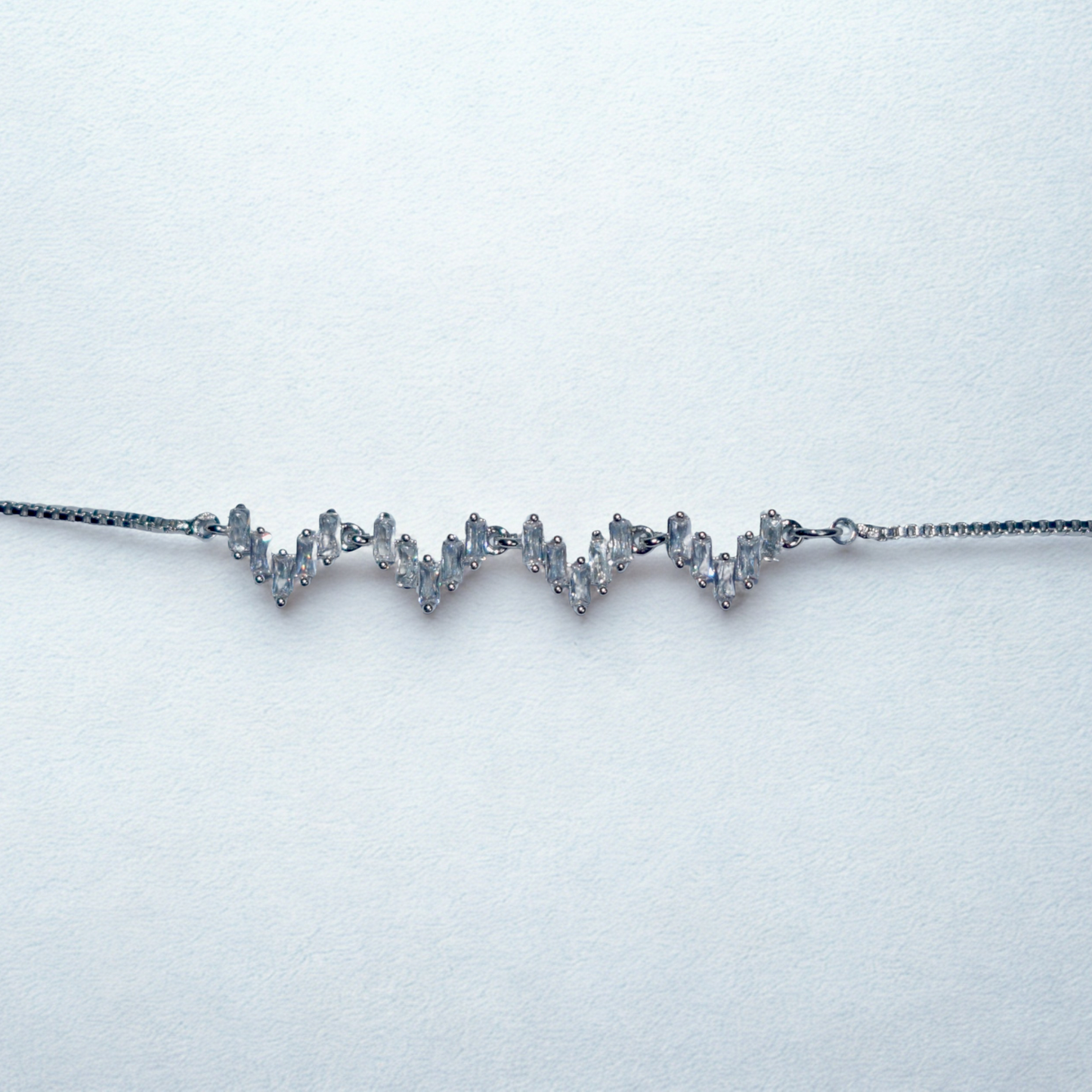 Zigzag Crystal Bracelet – Gold & Silver Options