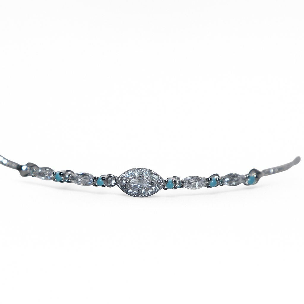 Crystal Dot Chain Bracelet