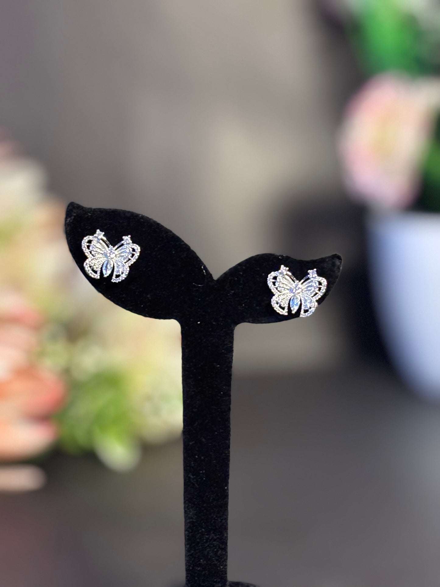 Butterfly Charm Necklace Set